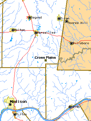 Greendale Cemetery Location Map